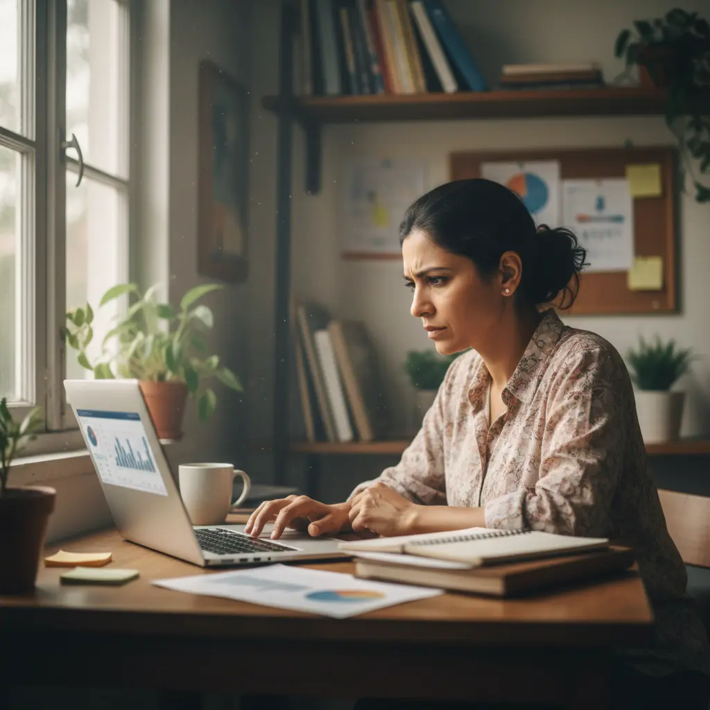 Business Owner at Desk